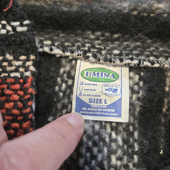 Striped Baja Hoodie with Front Pocket - Picture 2 of 4